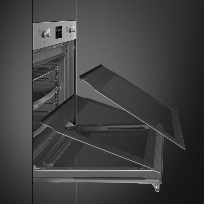 Smeg - Piekarnik, 60 cm, Classica Classica Sop6302S2Px Stal nierdzewna.