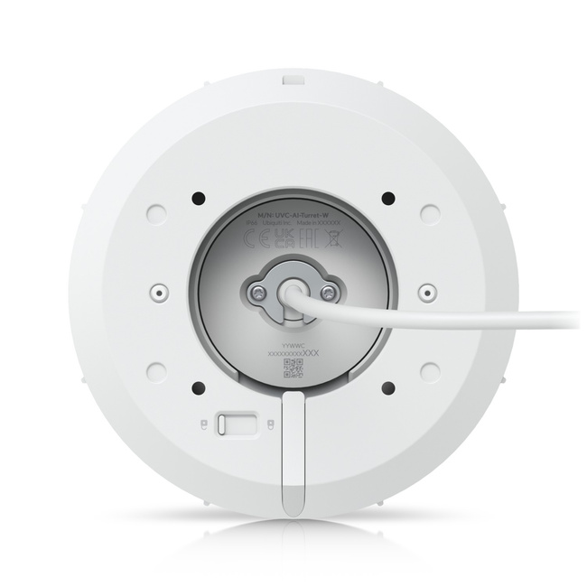 UBIQUITI UVC-AI-Turret-W Kamera IP 4K IP66 PoE+ 1x GbE RJ45 Smart AI