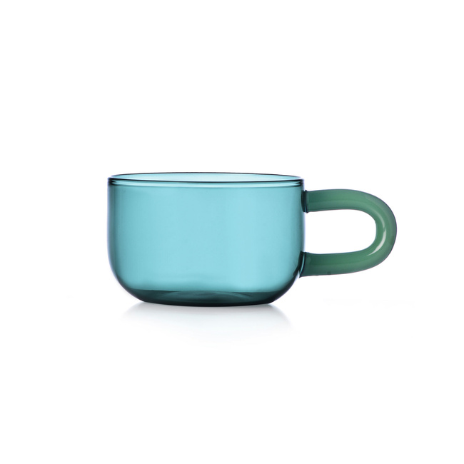 Filiżanki do herbaty Petrol Blue 6 cm - Ichendorf Milano