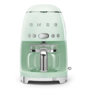 Smeg - Ekspres Przelewowy, Pastelowa Zieleń Dcf02Pgeu 50's Style
