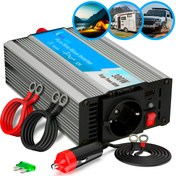 Przetwornica napięcia Extralink OPIP-300W, 12 V na 230 V, czysty sinus, 300 W