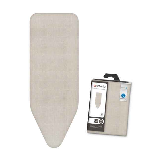 Pokrowiec Na Deskę C 124x45cm Pianka 8 Cm Denim Grey 236242 - Brabantia