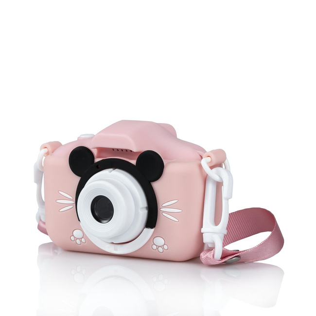 Extralink Kids Camera H31 Single Różowy Aparat Cyfrowy 1080p 30fps, Wyświetlacz 2.0"