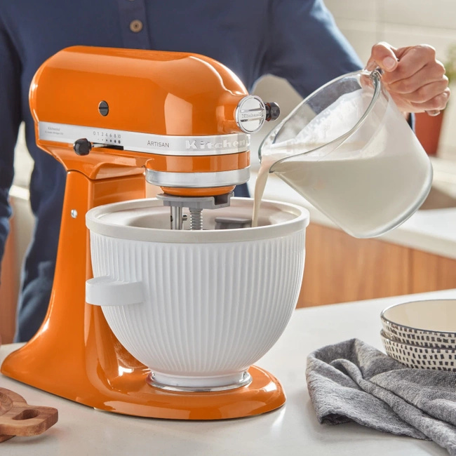 Sorbetiera KitchenAid z łyżką do lodów KG117OB 5KSMICM do mikserów planetarnych