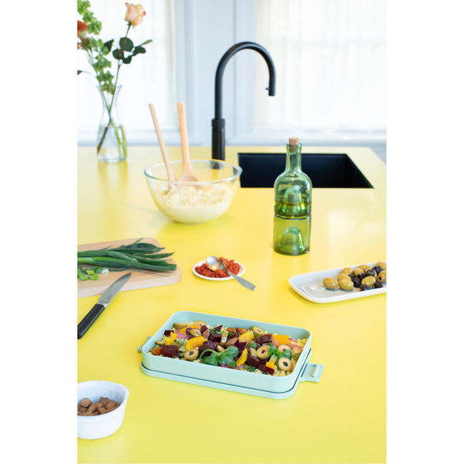 Pojemnik na lunch Make & Take płaski Jade Green 202926 - Brabantia