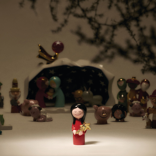 Dziecko gwiazd - figurka z porcelany Christmas collection - Alessi
