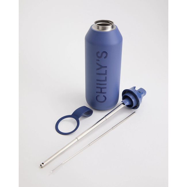 Butelka sportowa Chilly's | 500 ml | Niebieski (Wieloryb) Series 2 Sport - Chilly's Bottles