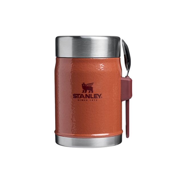 Termos obiadowy ze sztućcem Classic 0,4 l Hammertone Clay - Stanley.