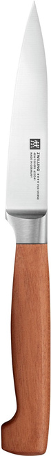 Nóż do warzyw i owoców Zwilling Four Star Wood 10 cm, drewniany uchwyt