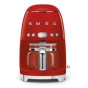 Smeg - Ekspres Przelewowy, Czerwony 50's Style Dcf02Rdeu Czerwony