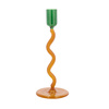 Świecznik Style Glass Green/Amber - Villa Collection