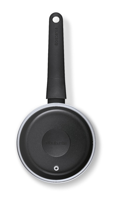 Rondel z pokrywką Brabantia Vanta 16 cm, 1,5 l, czarny