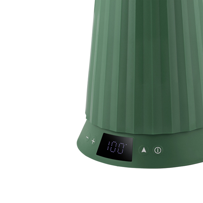 Czajnik elektryczny z regulacją temperatury, Zielony plisse - Alessi