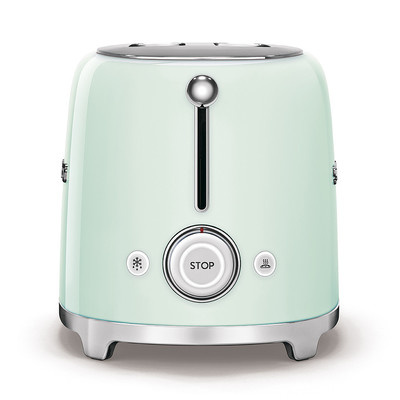 Smeg - Toster, dwie kromki, pastelowa zieleń Tsf01pgeu 50's Style