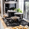 Garnek emaliowany KitchenAid Steel Core Enamel 24 cm, 6 l, Onyx Black