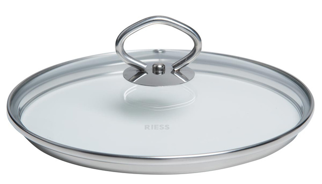 Garnek wysoki z pokrywą 6,5l 24cm Aquamarin - Riess