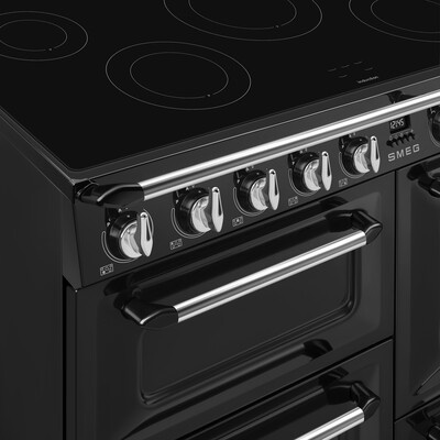 Smeg - Kuchnia wolnost, 110cm, Victoria, czarny Tr4110ibl2 Victoria
