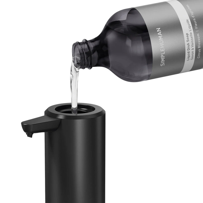Bezdotykowy dozownik płynu do naczyń Simplehuman ST1089, 265 ml, biała stal
