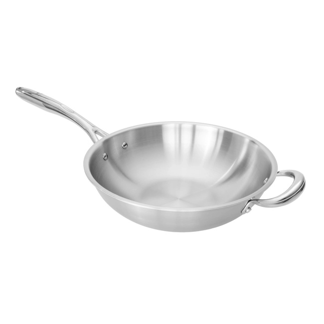 Shiori - Stainless Steel 304 Patelnia Wok 28cm x 8,20 Cm Indukcja