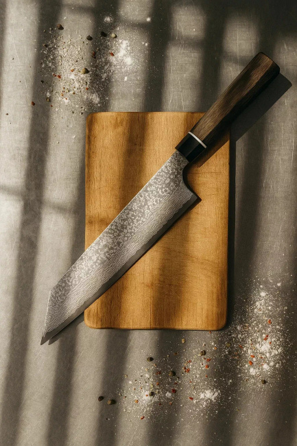 Suncraft Nóż Kuchenny SENZO BLACK Kiritsuke 20 cm VG10