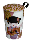 Kubek z zaparzaczem TeaEve 350ml New Little Geisha Rose - Eigenart