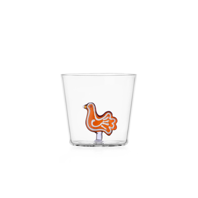 Szklanka Ichendorf Milano Sweet & Candy z piernikowym ptaszkiem, 300 ml