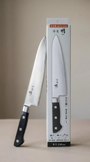 Nóż szefa kuchni Fuji Cutlery Akira Reigetsu FC-0107, ostrze 21 cm