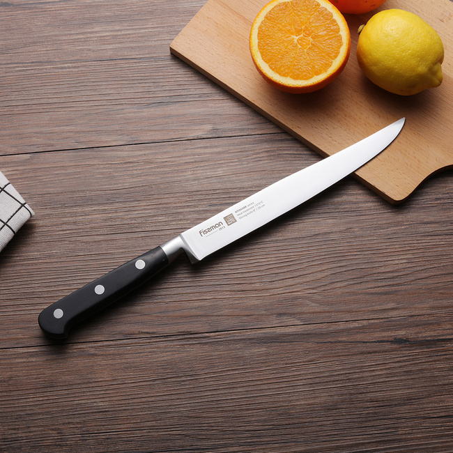 Fissman Kitakami Nóż Kuchenny Slicer 20cm - Ostry I Wytrzymały Nóż Do Krojenia