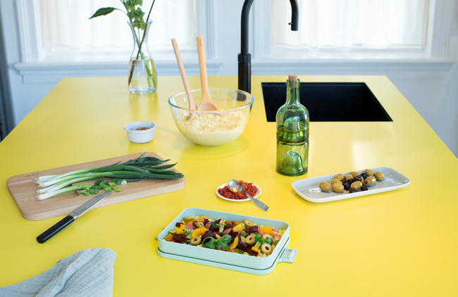 Płaski lunchbox Brabantia Make & Take 1,1 l, Jade Green