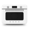 Smeg - Piekarnik nablatowy z funkcją pary COF01WHEU 50's Style - White