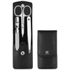 Zestaw Do Manicure – Czarne Skórzane Etui, 3 Elementy - Zwilling