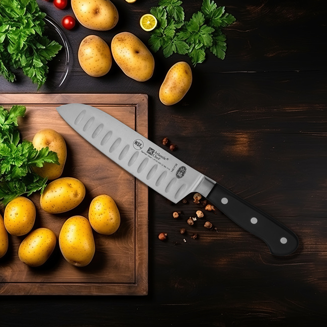 Atlantic Chef Kuty Nóż Kuchenny Santoku 18cm - Atlantic Chef