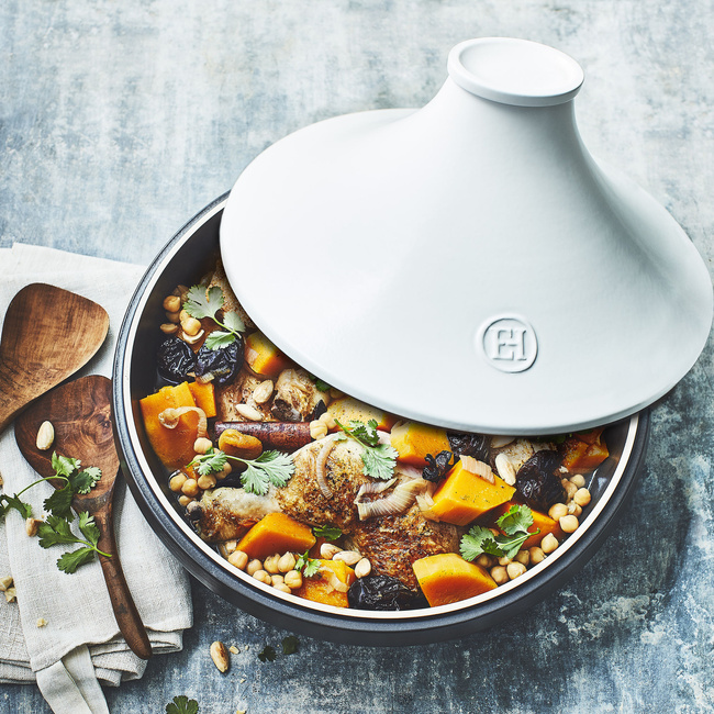 tagine do gotowania 33 cm 4 l czarny - Emile Henry