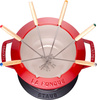 Zestaw do Fondue 18 cm, Czerwony - Staub