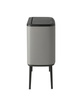 Kosz na śmieci 34L (11+23) Bo Touch Bin - Mineral Concrete Grey - Brabantia