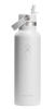Butelka termiczna Hydro Flask Standard Mouth 21 oz (621 ml) ze słomką Flex Straw, biała