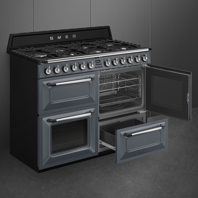 Smeg - Kuchnia wolnost, 110cm, Victoria, TR4110GR VICTORIA - nieb.