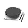 Miska na lunch Brabantia Make & Take 1 l, szczelna, Dark Grey
