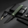 Nóż składany Womsi Wolf Tanto, laminat S90V i 420, ostrze 8 cm, rękojeść G10 ciemnozielona