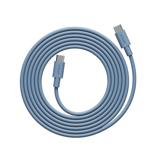 Kabel 1 Usb C Do Ładowania Usb C, 2 M - Niebieski - Avolt