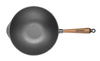 Walnut Wok żeliwny - 30 cm, Czarny - Skeppshult