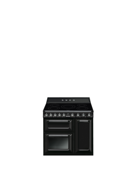 Smeg - Kuchnia wolnost., 90cm, Victoria, czarny Victoria Tr93Ibl2 Czarny.