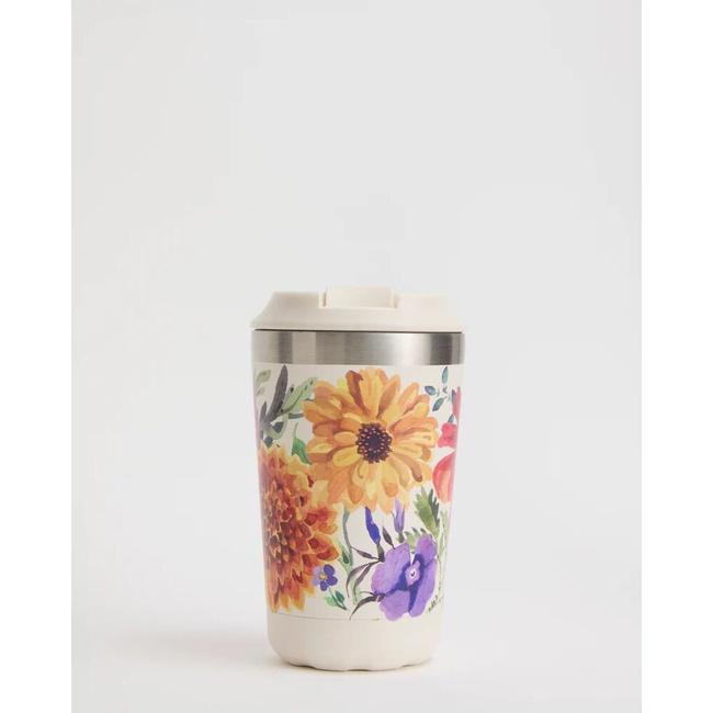 Kubek termiczny do kawy Chilly's Emma Bridgewater 340 ml, Kwiaty ogrodowe