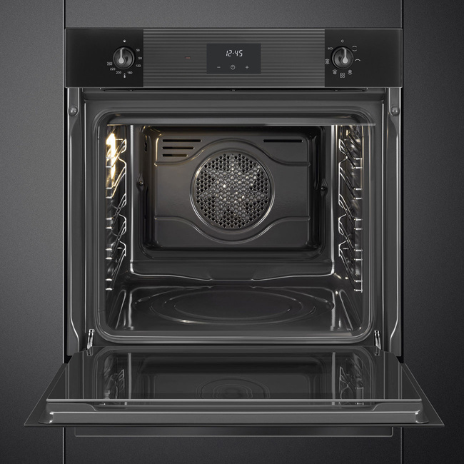 Smeg - Piekarnik, 60 cm, Linea, czarny LINEA SF6100VB3 Czarny