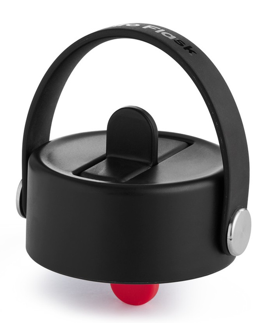 Butelka 32oz Wide mouth Flex straw cap Black - Hydro flask