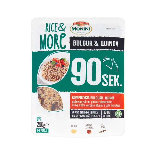 Mieszanka Rice&More bulgur i quinoa 90sek. 250g - Monini