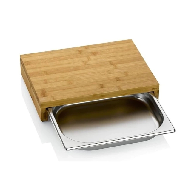 Deska z wysuwaną tacką 36x27 cm bambus Kenina - Kela