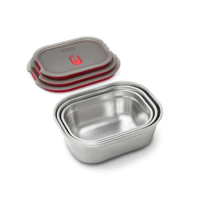 Lunchbox stalowy Black+Blum Multifunction M, 900 ml, do piekarnika i mikrofalówki