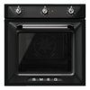 Smeg - Piekarnik, 60 cm, Victoria, czarny Victoria SF6905N1 Czarny (chromowane pokrętła).