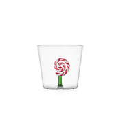 Szklanka Ichendorf Milano Sweet & Candy z czerwono-białym lizakiem, 300 ml